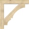 Ekena Millwork Balboa Block Rough Sawn Bracket w/ Offset Brace, Douglas Fir, 8"W x 46"D x 46"H BKT0806X46X46BOA05RDF - alternate 4